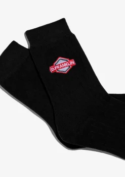 DF Patch Socks Black